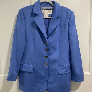 Escada Cornflower Blue Jacket Sz 40 💕